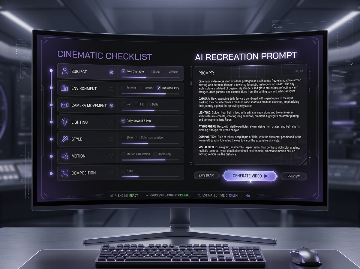 Recreate an AI Video